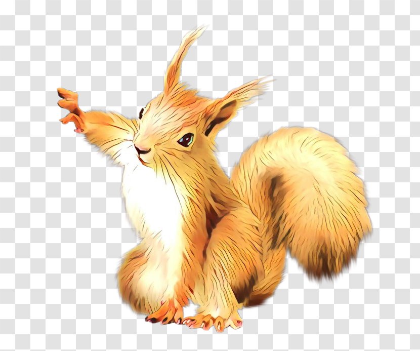 Eurasian Red Squirrel Tail Animal Figure Wildlife - Fawn Transparent PNG