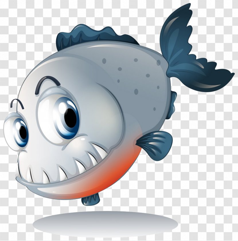 Royalty-free Piranha Clip Art - Marine Biology - Cartoon Fish Transparent PNG