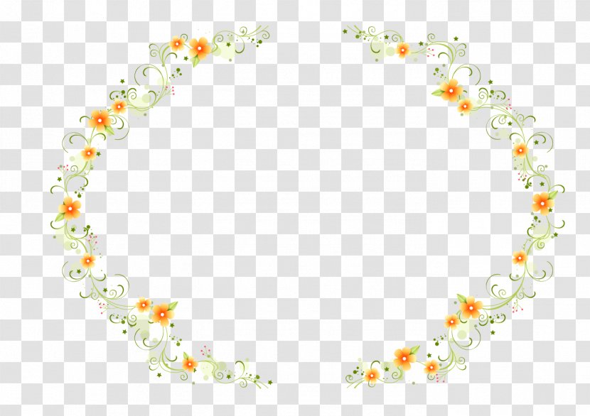 Download Flower Computer File Image - Necklace - Attach Border Transparent PNG