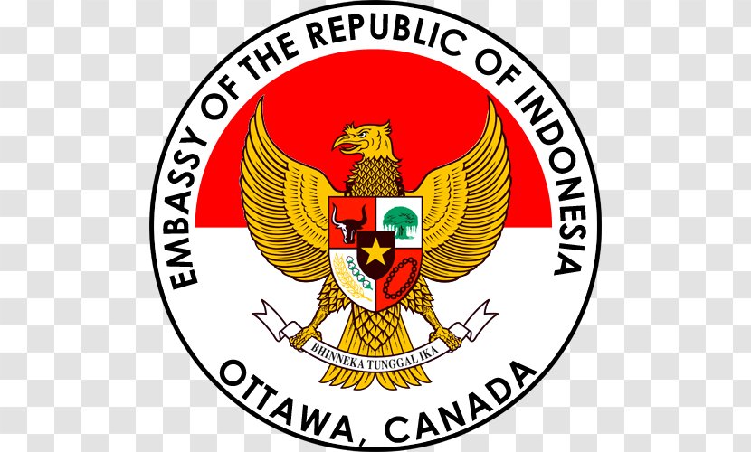 National Emblem Of Indonesia Garuda Embassy - Kedutaan Besar Transparent PNG