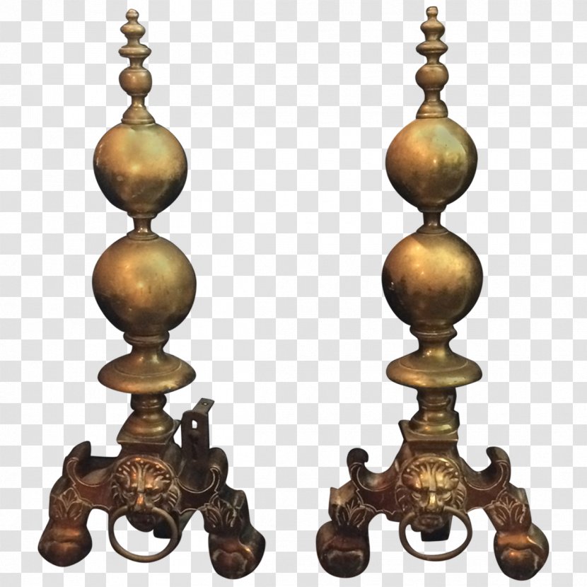 First French Empire Style Andiron Brass - Viyet Transparent PNG