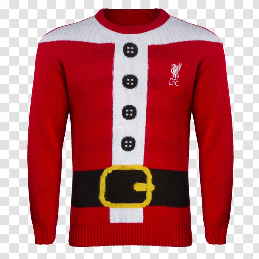 Liverpool F.C.–Manchester United F.C. Rivalry Christmas Jumper Sweater Premier League - Long Sleeved T Shirt Transparent PNG
