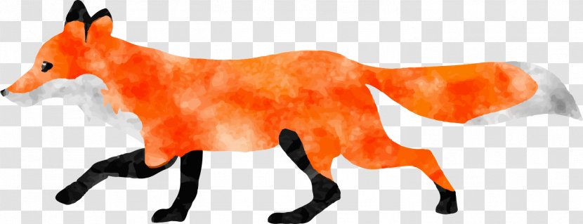 Watercolor Painting Drawing Clip Art - Tail - Fox Transparent PNG