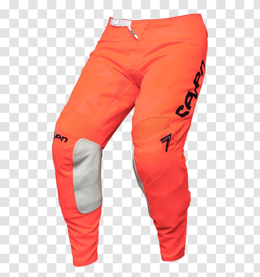 Pants Motocross Motorcycle Alpinestars - Orange Transparent PNG