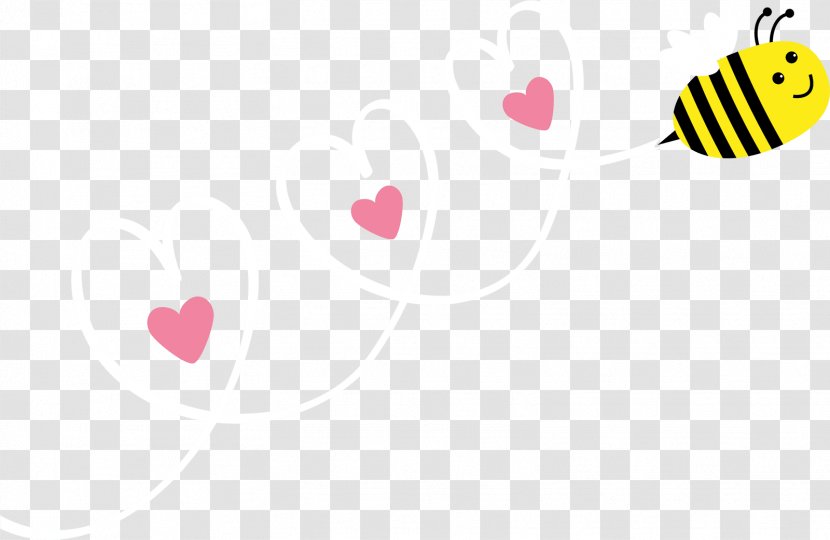 Bee Valentine's Day Love Clip Art - Heart - Yorkie Transparent PNG