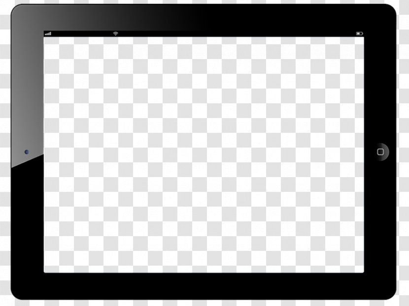 Black And White Pattern - Rectangle - IPad File Transparent PNG