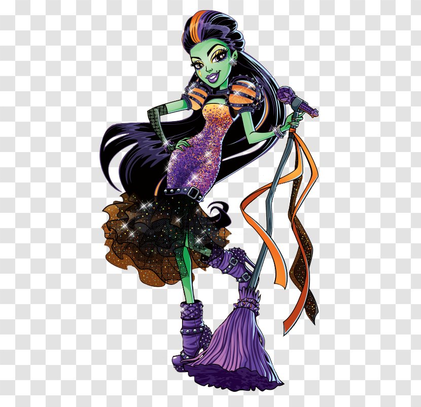 Monster High Casta Fierce Doll Toy Skelita Calaveras - Ooak Transparent PNG