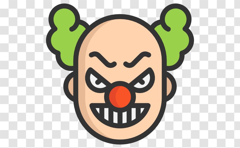 2016 Clown Sightings Joker Evil Pierrot Clip Art - Horror Transparent PNG