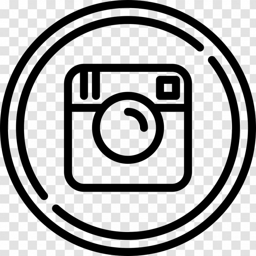 Ig Icon - Black And White - Text Transparent PNG