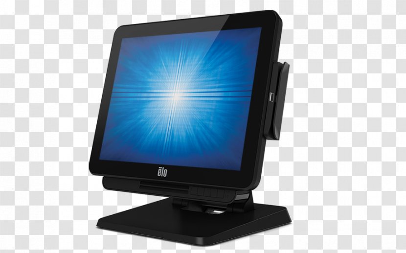 Touchscreen Computer Barcode Scanners Printer Point Of Sale - Monitor Transparent PNG