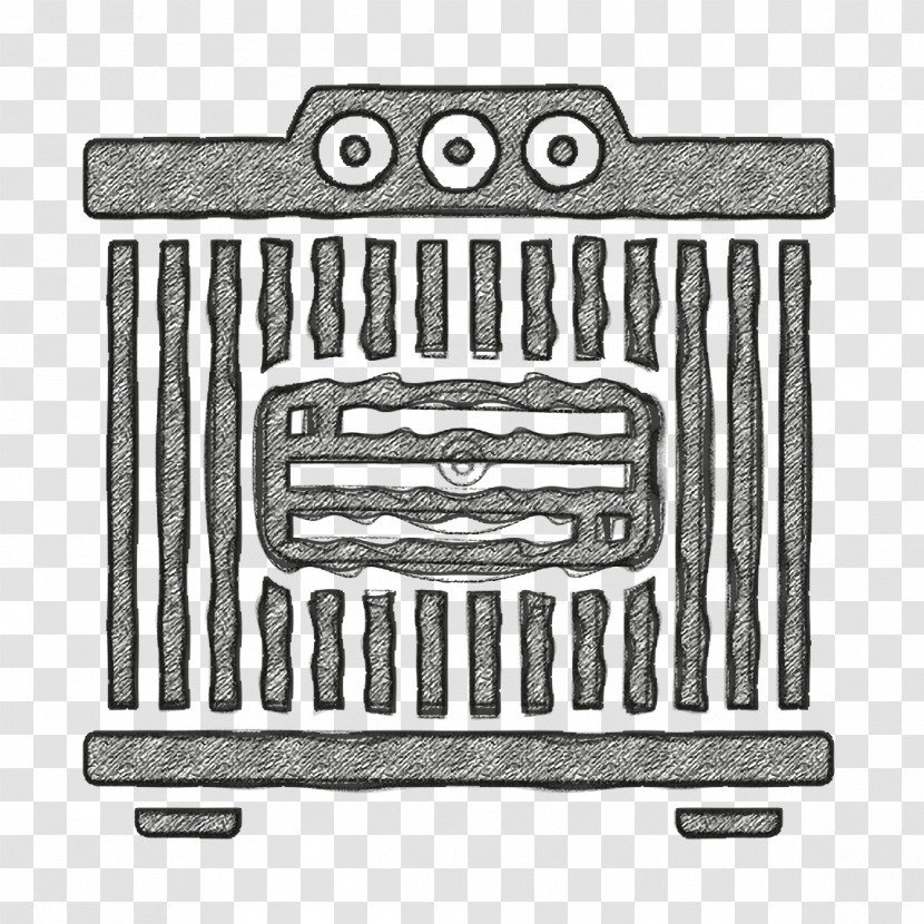 Coil Icon Radiator Icon Automotive Spare Part Icon Transparent PNG