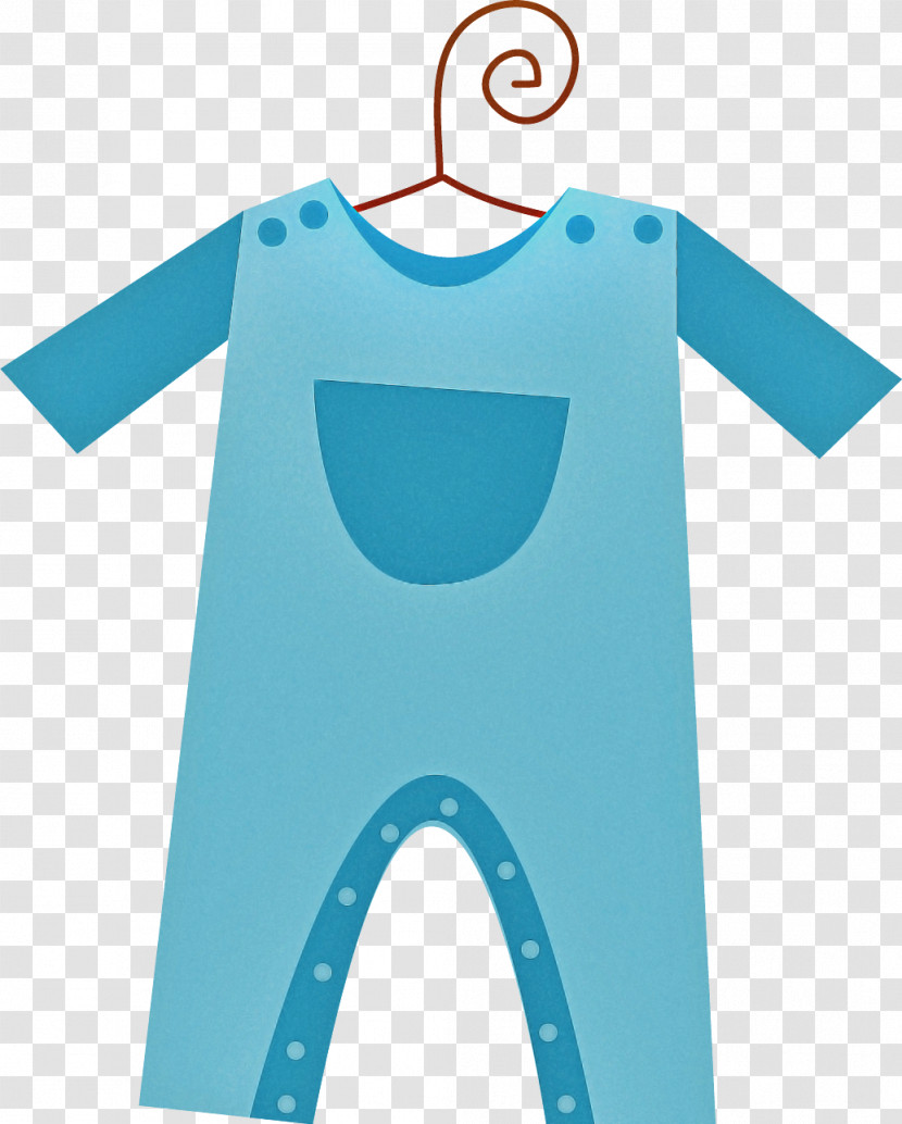 Blue Clothing Baby & Toddler Clothing Turquoise Aqua Transparent PNG
