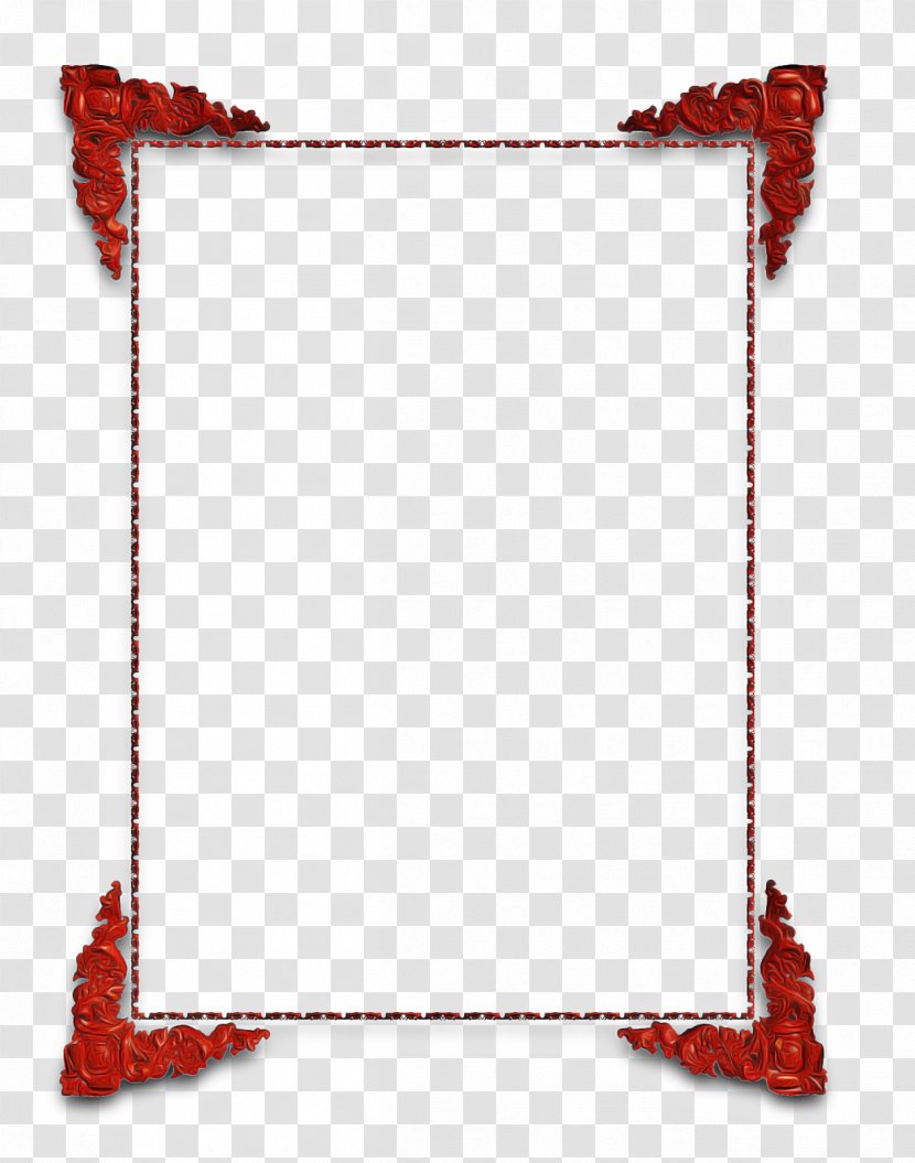 Background Red Autumn Frame - Picture Hadrian Transparent PNG