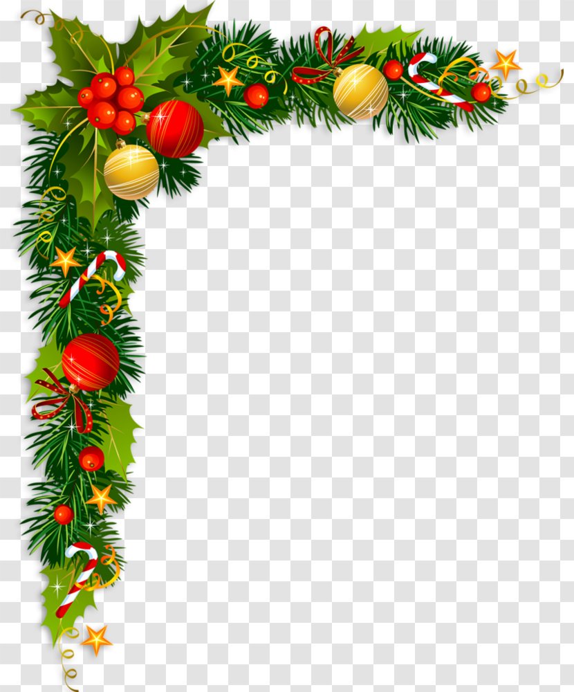Borders And Frames Christmas Card Tree Clip Art - Pouring Transparent PNG