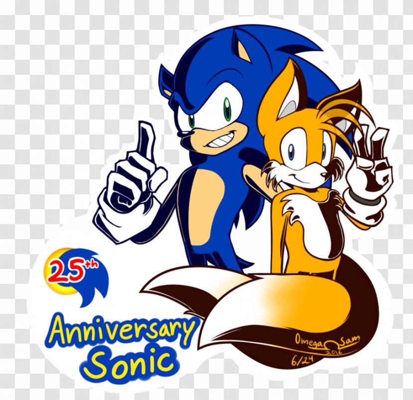 Sonic Chaos Tails Sega Art Drawing - Deviantart - 25th Anniversary Transparent PNG