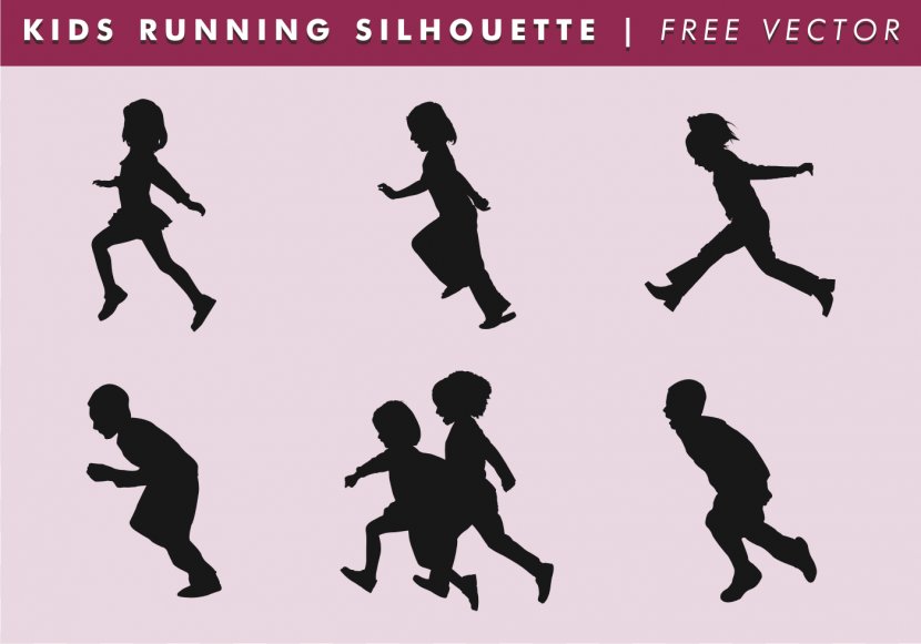 Silhouette Child Running Clip Art - Sports Personal Transparent PNG