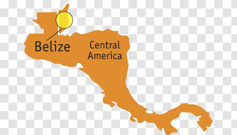 Central America Vector Map - Americas - Area Transparent PNG