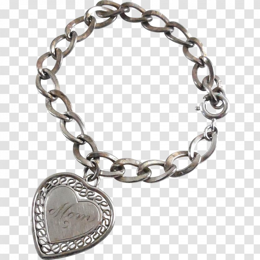 Bracelet Locket Silver Chain Jewellery Transparent PNG