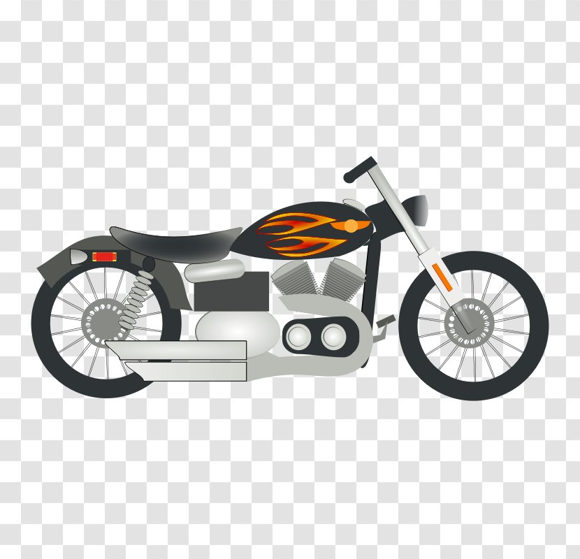 Motorcycle Engine Harley-Davidson Clip Art - Cruiser - Images Transparent PNG