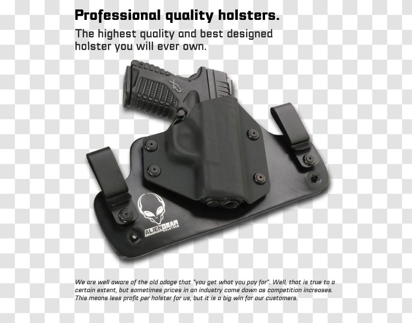 Gun Holsters Alien Gear Firearm Smith & Wesson M&P Kydex - Gfycat - Handgun Transparent PNG