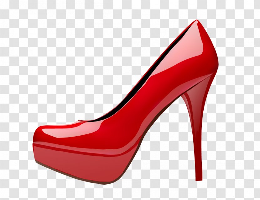 High-heeled Footwear Court Shoe - Red - Heels Transparent PNG