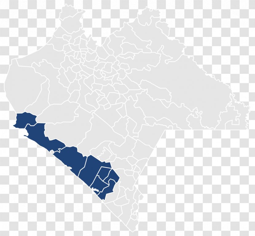 Chiapas Map State Transparent PNG