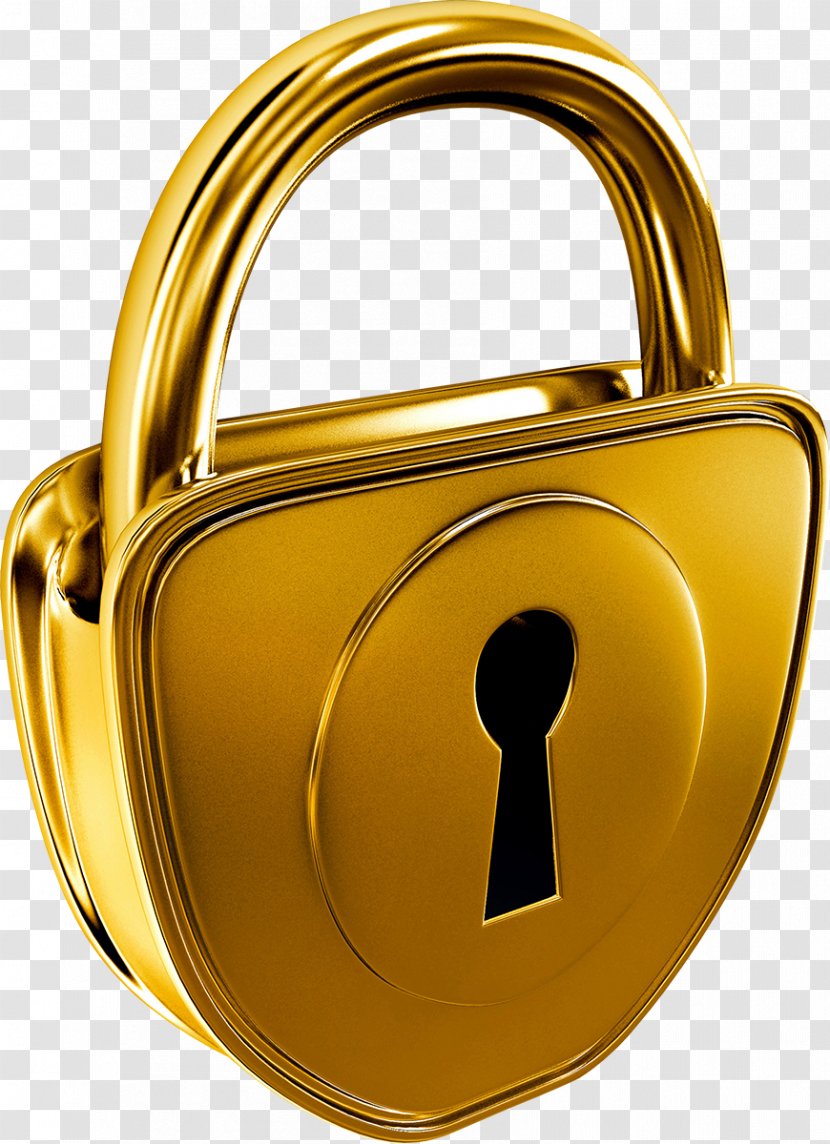 Lock Gold Key - Padlock Transparent PNG