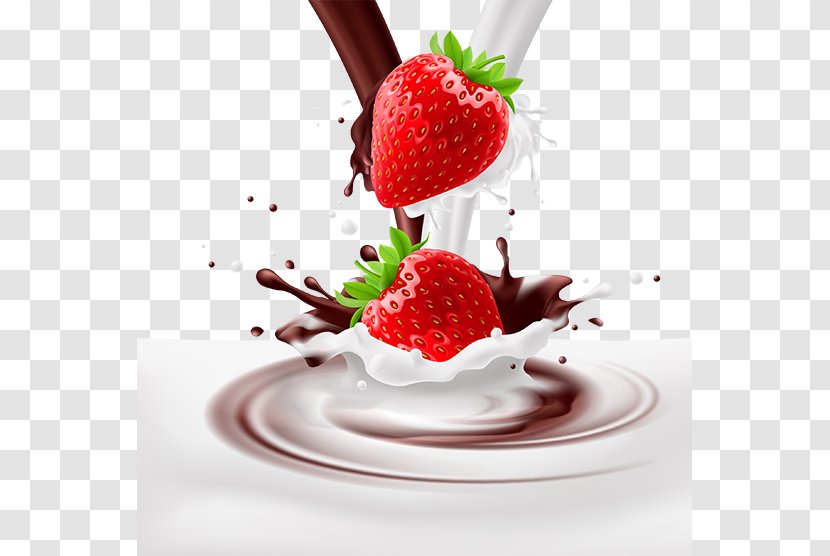 Chocolate Milk Milkshake - Ice Cream Transparent PNG