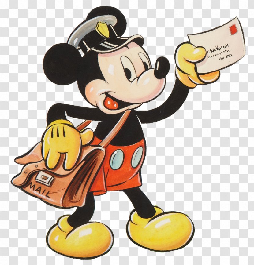 Mickey Mouse Disney Mail Email Clip Art - Pin Trading - Mailman Cliparts Transparent PNG