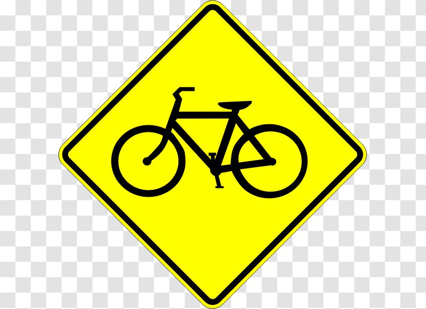 Traffic Sign Bicycle Warning Stop - Road Transparent PNG