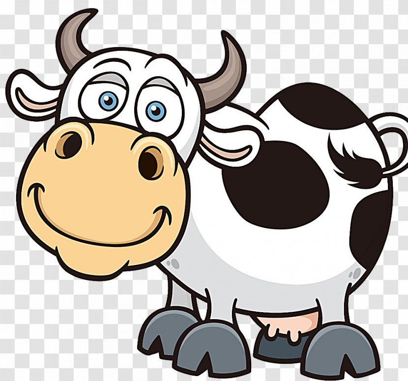 Cattle Cartoon Royalty-free Clip Art - Snout - Dairy Cow Transparent PNG