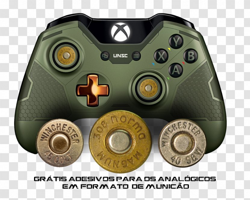 Halo 5: Guardians Halo: The Master Chief Collection Xbox One Controller Combat Evolved Transparent PNG