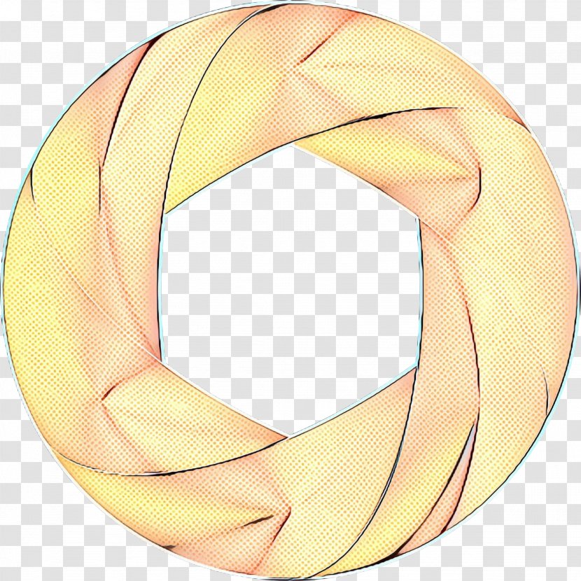 Yellow Circle Peach Clip Art Scarf Transparent PNG