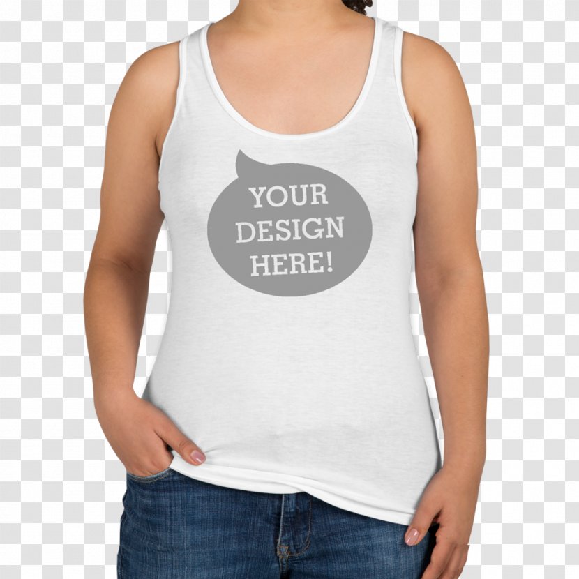 T-shirt Gilets Sleeveless Shirt Top - Cartoon Transparent PNG