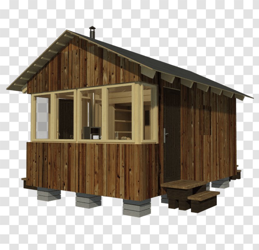 Cottage House Plan Log Cabin - Dacha Transparent PNG
