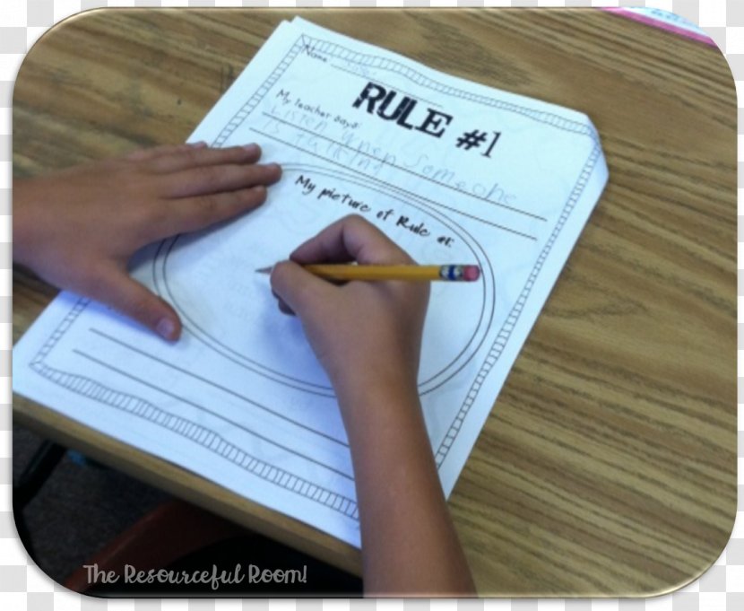 Material Writing - First Day Of School Transparent PNG