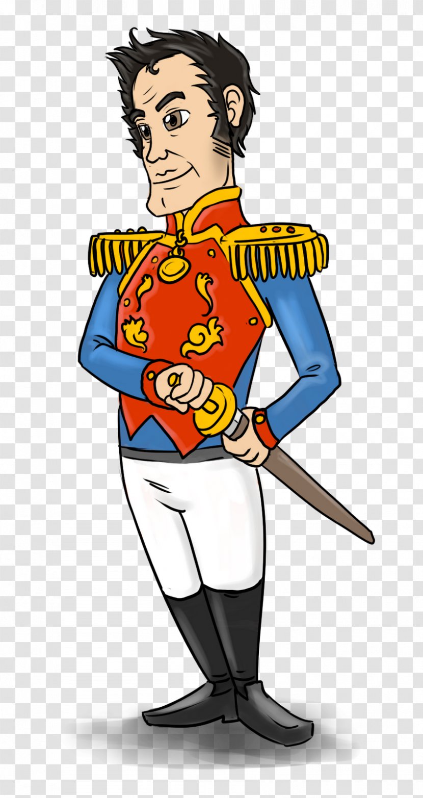 Gran Colombia Drawing Flag Of Clip Art - Male - Simon Bolivar Transparent PNG