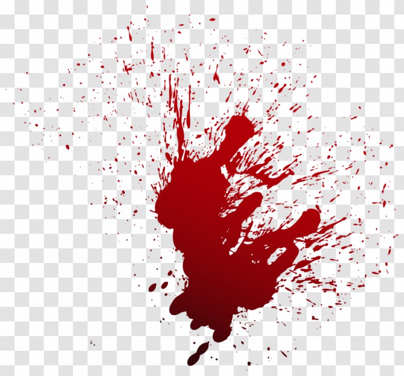 Blood Film Drawing - Art - Red Splash Transparent PNG