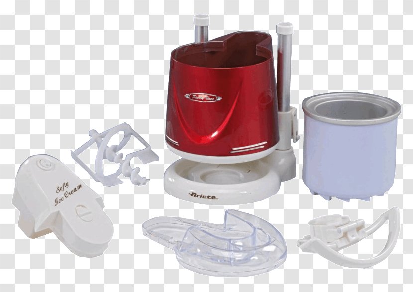 Online Vásárlás Cotton Candy Small Appliance Food Processor Ariete 634 Soft Ice Cream Maker: Red - Softy Transparent PNG