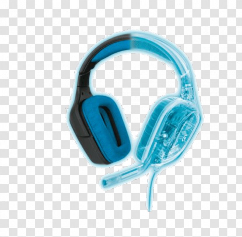 Microphone Logitech G430 Headphones Headset - Audio Equipment - Auriculares Transparent PNG