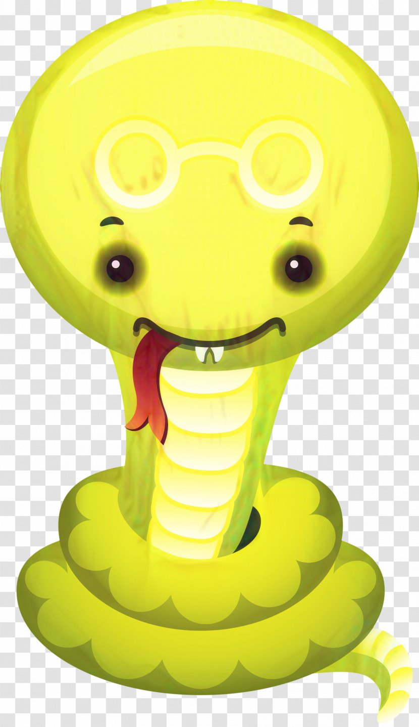 Chinese Dragon - Smile - Yellow Transparent PNG