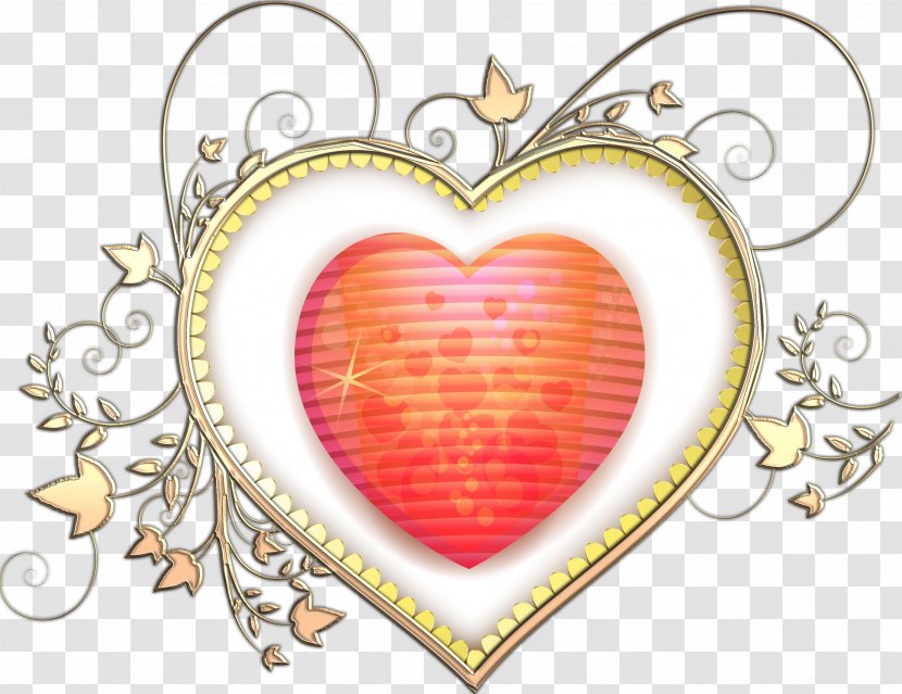 Heart Love Clip Art - Watercolor - Gold Transparent PNG