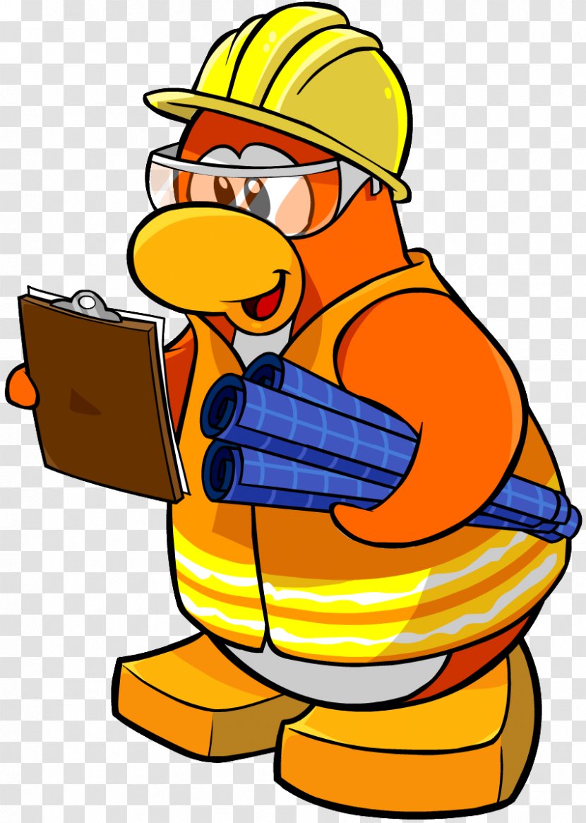 Club Penguin Island Architectural Engineering Construction Worker Transparent PNG