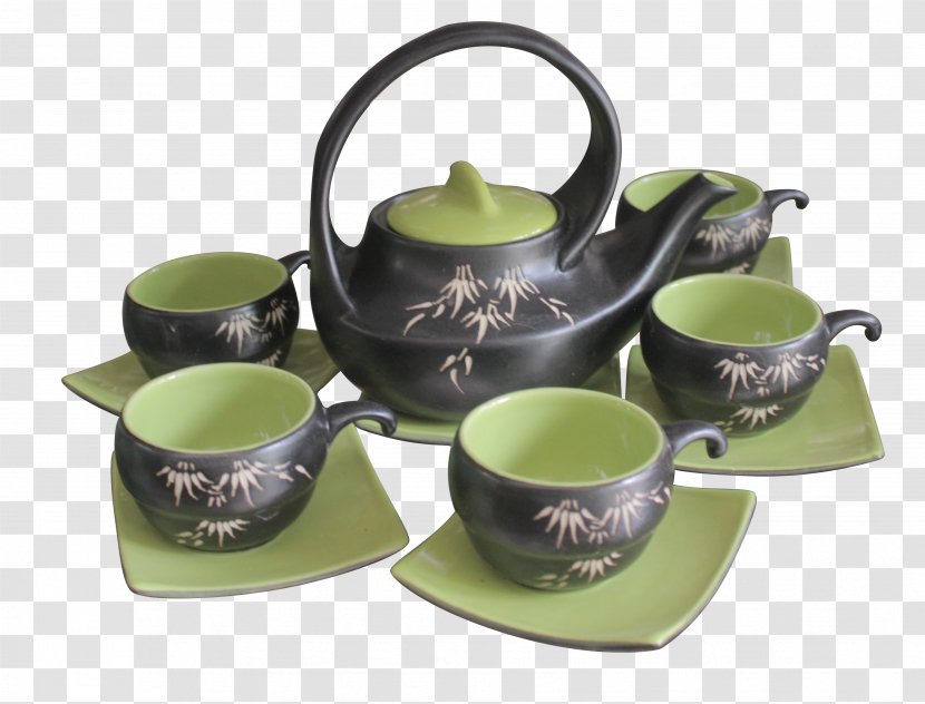 Kettle Tea Pottery Ceramic - Dinnerware Set - Họa Tiết Cổ điển Transparent PNG