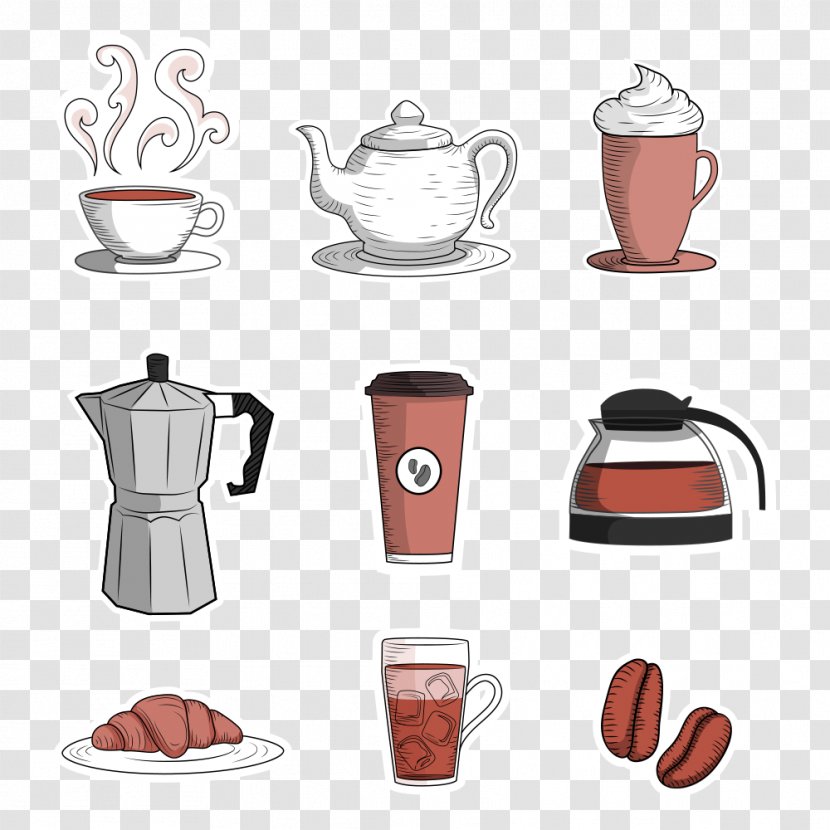Coffee Cup Cafe - Ceramic - Drink Transparent PNG