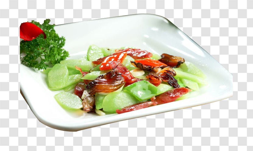 Greek Salad Chicken Fried Bacon Chinese Sausage Cuisine - Leaf Vegetable - Kale Transparent PNG
