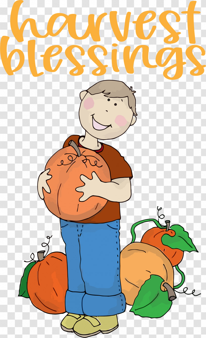 Harvest Blessings Thanksgiving Autumn Transparent PNG