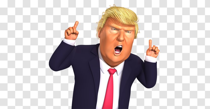 Donald Trump United States Cartoon Animation - Finger Transparent PNG
