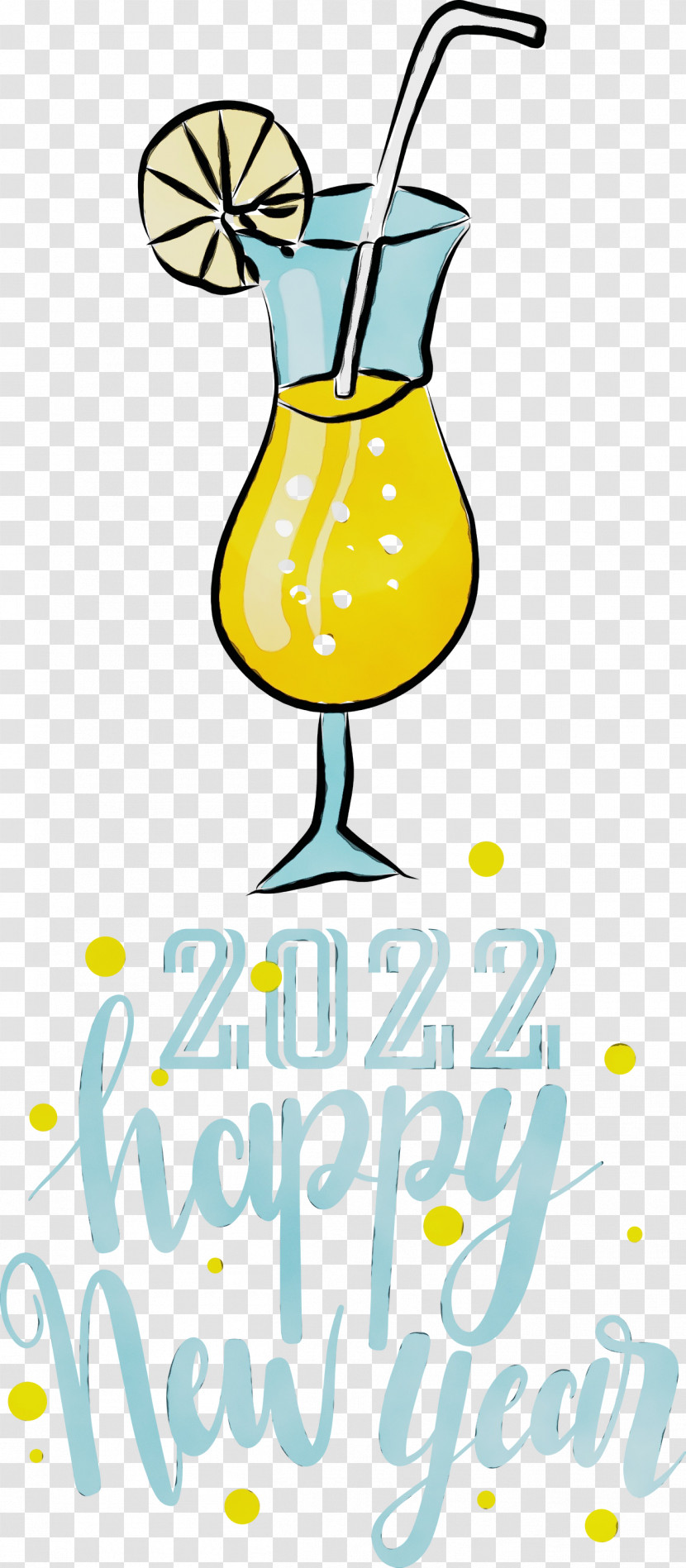 Cocktail Garnish Yellow Line Meter Garnish Transparent PNG