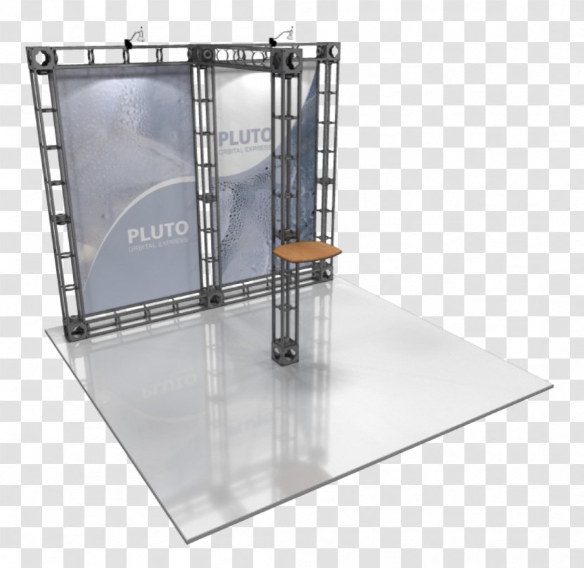 Truss Steel Price Trade Show Display - PLUTO Transparent PNG
